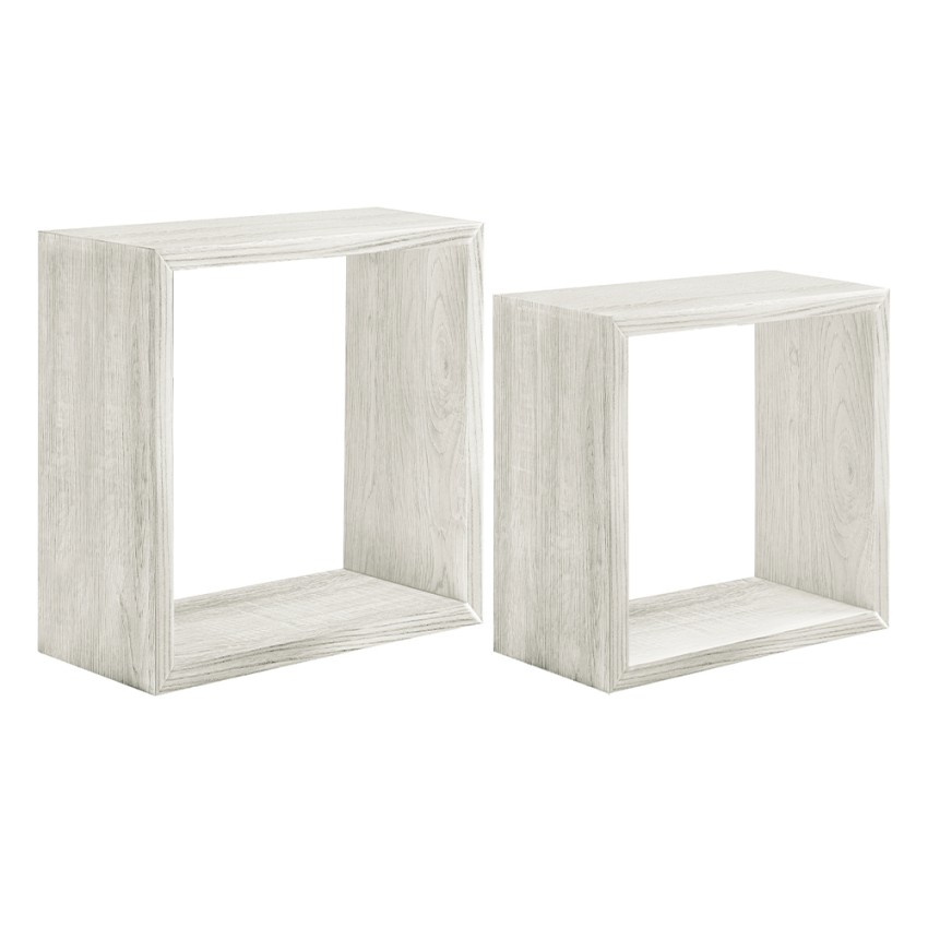 Set mit 2 Wandregalen in Würfelform, Hängeregal Design Q-Bis Maxi Verkauf