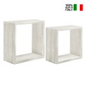 Set mit 2 Wandregalen in Würfelform, Hängeregal Design Q-Bis Maxi Kosten