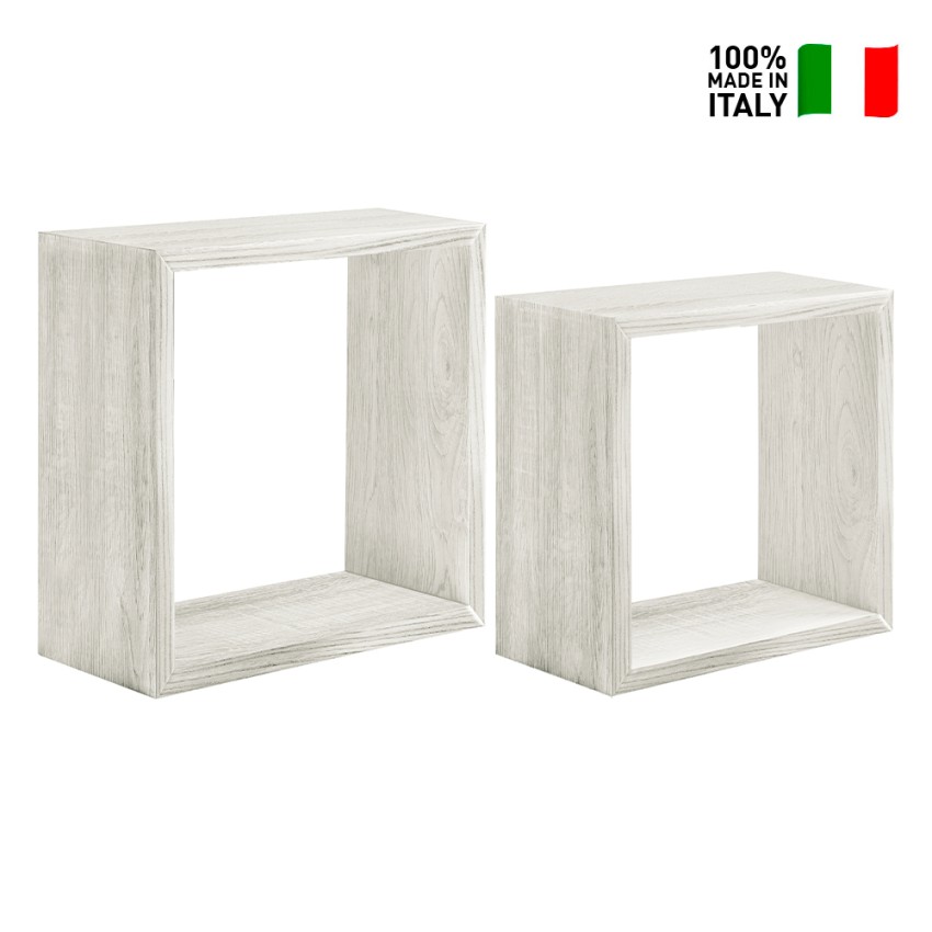 Set mit 2 Wandregalen in Würfelform, Hängeregal Design Q-Bis Maxi Kosten