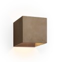 Lámpara de pared aplique cubo pared luz de techo diseño moderno Cromia 