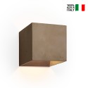 Lámpara de pared aplique cubo pared luz de techo diseño moderno Cromia Compra