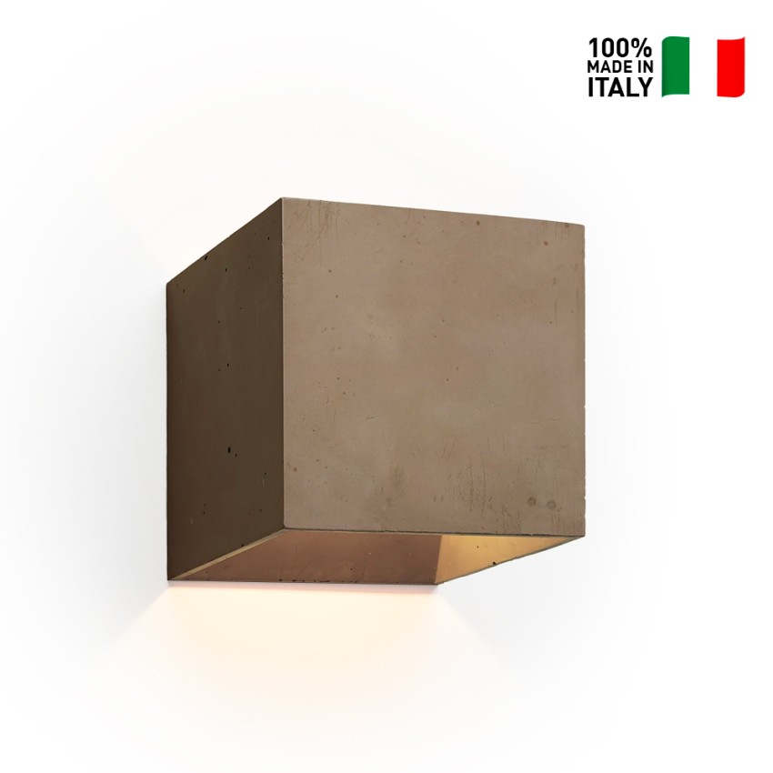 Lámpara de pared aplique cubo pared luz de techo diseño moderno Cromia Compra