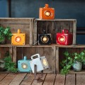 Handbemalte Tischlampe im Vintage-Design, aus Eisen und Keramik, Industrial TA Aktion