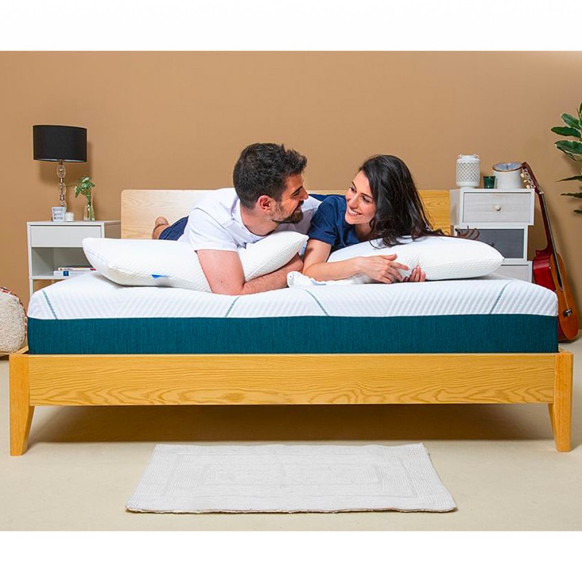 Matelas une place et demi à mémoire de forme ressorts ensachés 25cm 120x190cmIbrido Veradea Dimensions