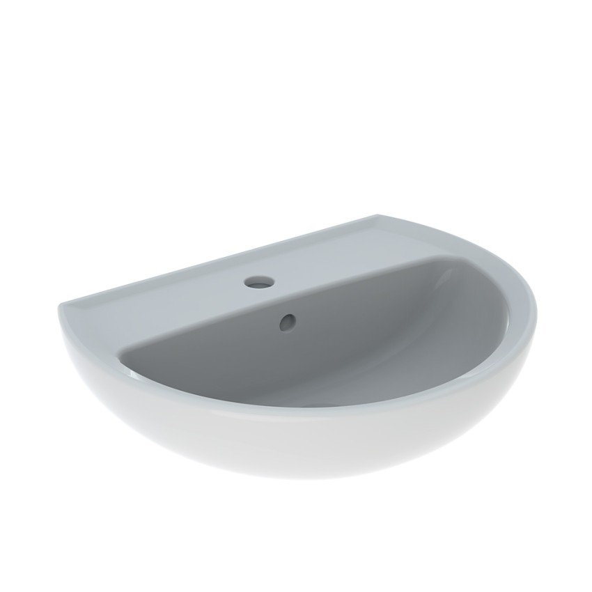 Lavabo suspendu salle de bain 55 cm céramique sanitaire Geberit Colibrì Promotion