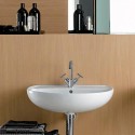 Lavabo suspendu salle de bain 55 cm céramique sanitaire Geberit Colibrì Vente