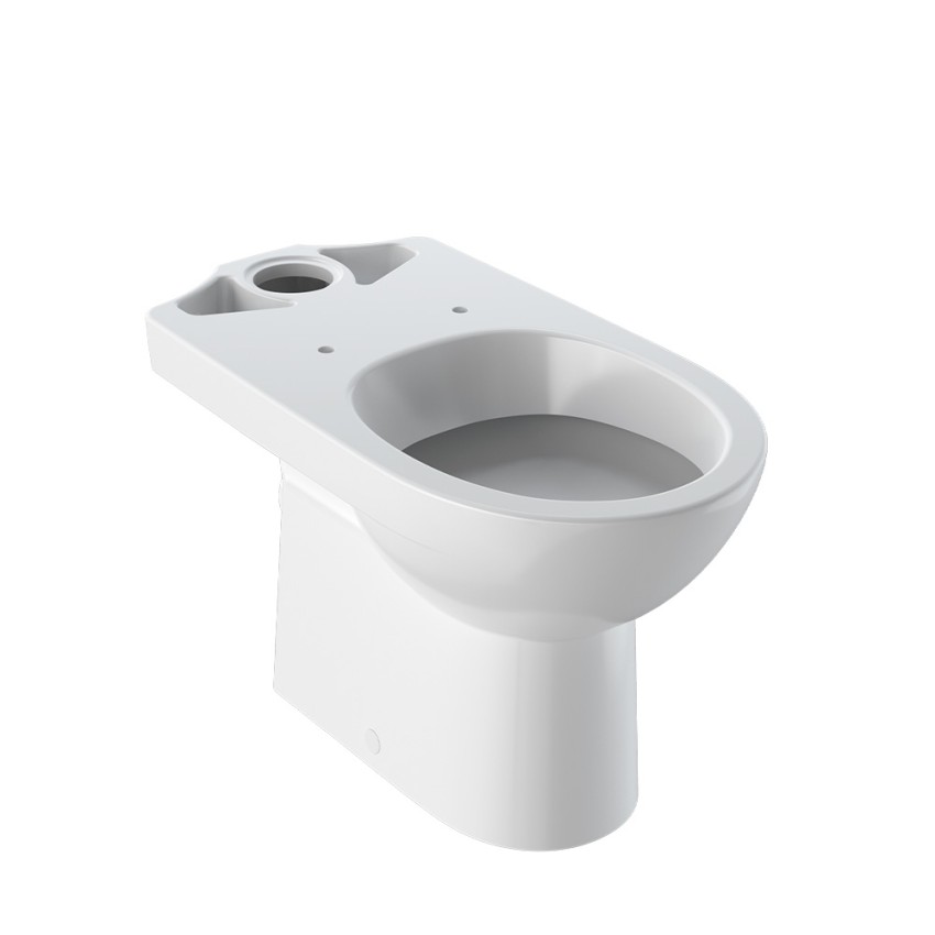 Geberit Selnova WC-Standtoilette mit Aufputzspülkasten und waagerechtem Abgang Sanitärkeramik Aktion