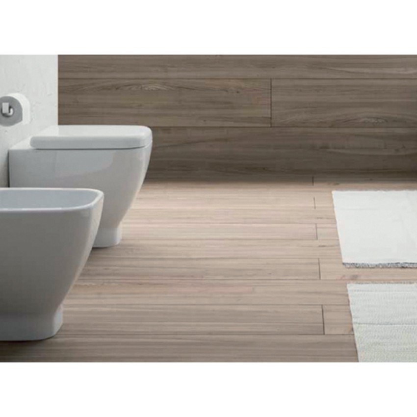 WC au sol adossé, céramique, évacuation murale, sanitaire Shift VitrA Vente