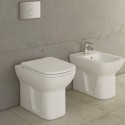 Stand-WC in Keramik wandbündig Abgang Wand S20 VitrA Verkauf