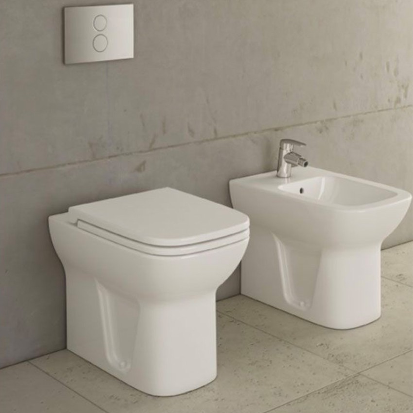 Bidet au sol filomuro en céramique salle de bain moderne sanitaires S20 VitrA Vente