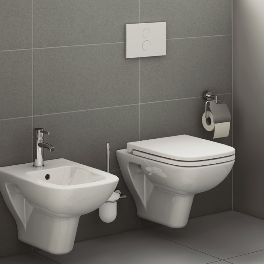 Bidet suspendu avec robinetterie monofore en céramique sanitaires S20 VitrA Vente