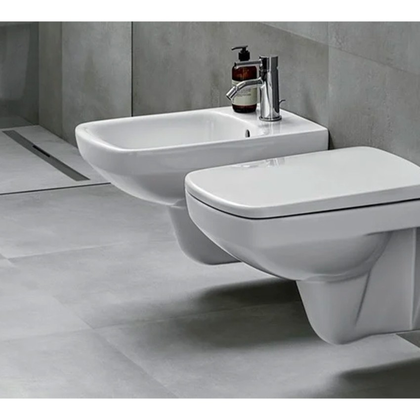 Bidet suspendu en céramique contre le mur sanitaire salle de bain Geberit Selnova Vente