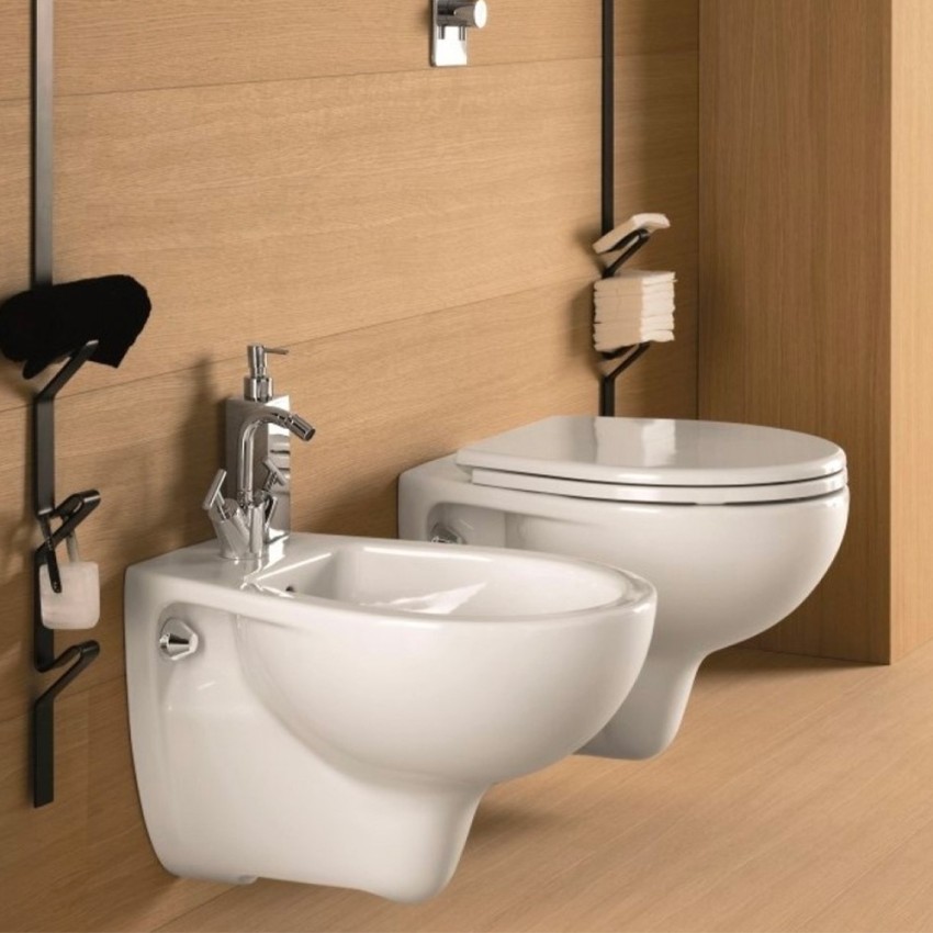WC suspendu avec réservoir encastré salle de bain sanitaires Geberit Colibrì Vente