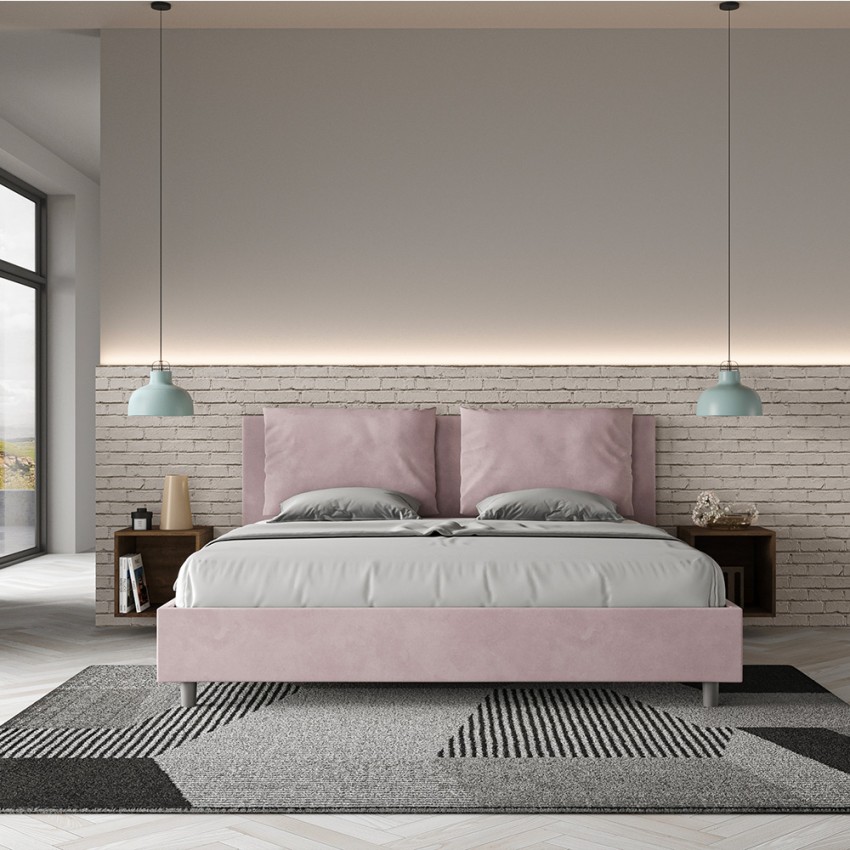 Cama matrimonial contenedor moderno Antea 200x200 