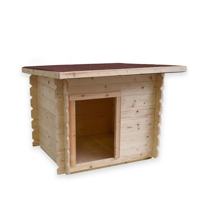 Holzhütte für mittelgroße bis kleine Hunde 98x77 h84cm Lilly Sales