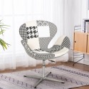 Sillón giratorio estudio de salón estilo patchwork de diseño moderno Stork Precio
