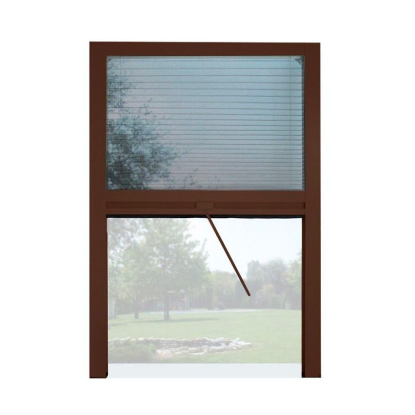 Mosquitera plisada 160x160cm universal ventana corredera Melodie XXL Stock