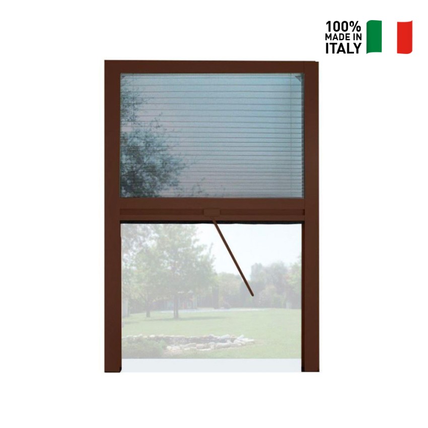 Mosquitera plisada 160x160cm universal ventana corredera Melodie XXL Rebajas