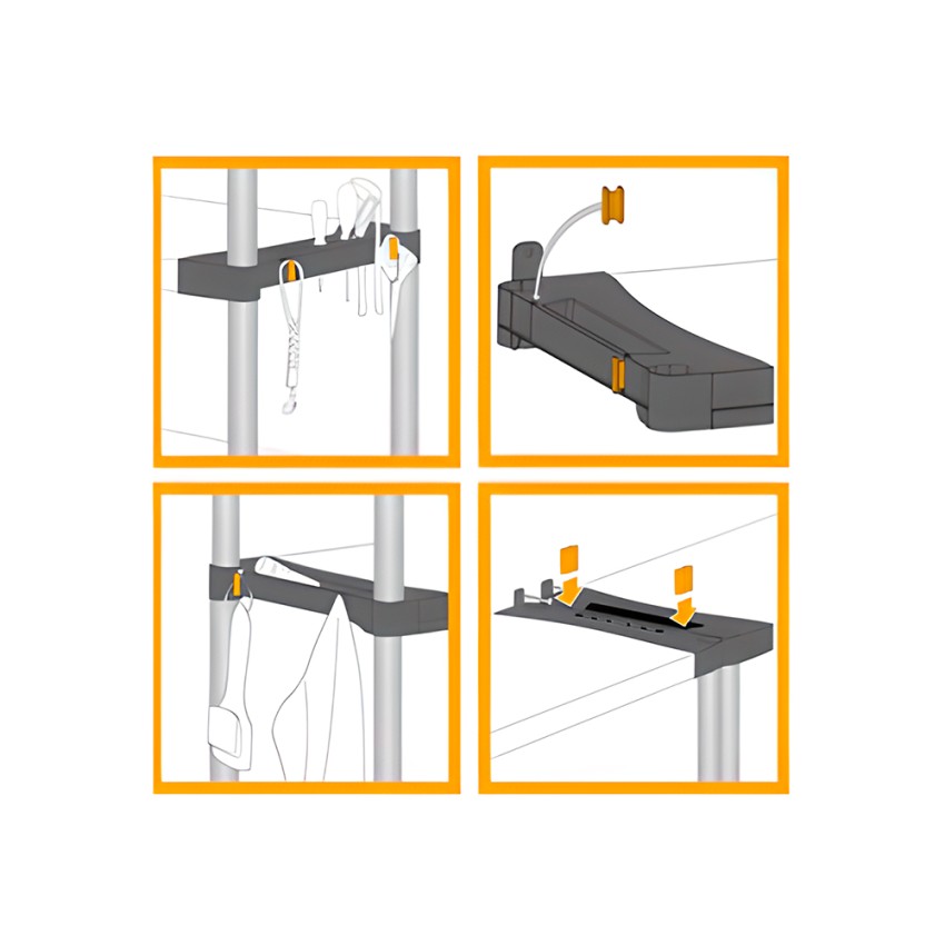 Étagères de rangement pour jardin, garage, cave avec 3 niveaux Rack Offre