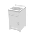 Meuble de buanderie avec évier 1 porte en résine 45x50cm Mong Promotion