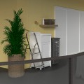 Mong Schrank mit Waschbecken 1 Tür aus Waschharz 40x40cm Aktion