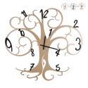 Reloj de pared hecho a mano Árbol de la Vida Grande 80x75cm Ceart Promoción