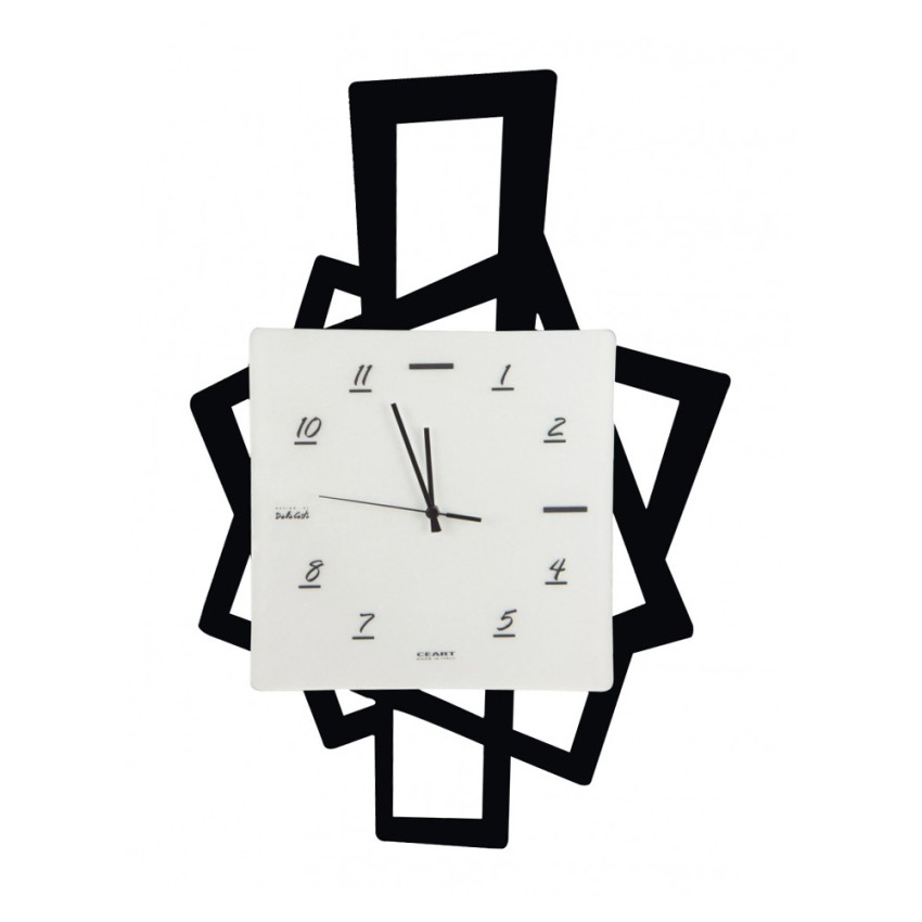 Moderno reloj de pared artesanal para salón Quadri Ceart Catálogo
