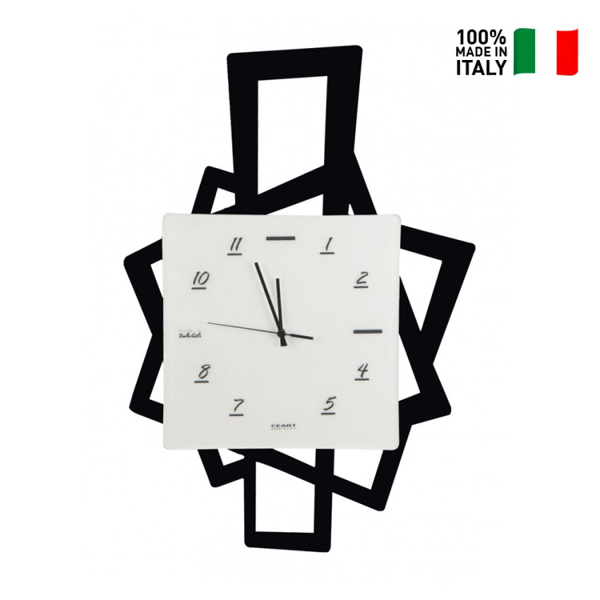 Moderno reloj de pared artesanal para salón Quadri Ceart Rebajas