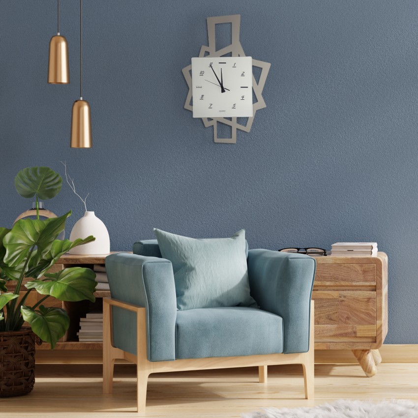 Moderno reloj de pared artesanal para salón Quadri Ceart Oferta
