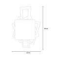 Moderno reloj de pared artesanal para salón Quadri Ceart Elección