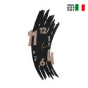 Reloj de Pared Decorativo Artístico Moderno Cromo Cepillado Rebajas