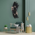 Reloj de Pared Decorativo Artístico Moderno Cromo Cepillado Oferta