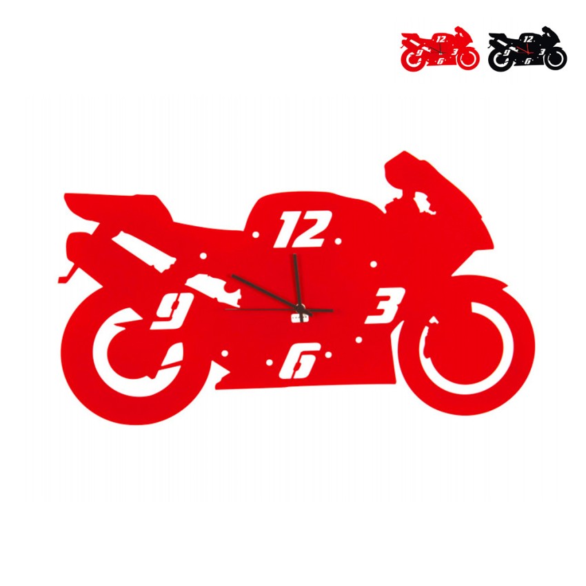 Reloj de pared hecho a mano salón habitación de niños Moto Ceart Promoción