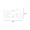 Reloj de pared hecho a mano salón habitación de niños Moto Ceart Elección