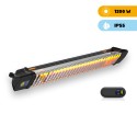 Stufetta Infrarossi Riscaldatore Interno Esterno Telecomando Spina Schuko Iris 1200W Vendita