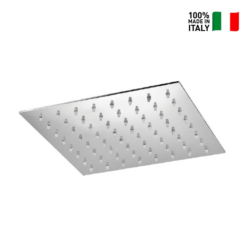 Pommeau de douche carré 20x20cm pour cabine de douche salle de bain avec joint FRM34270 Vente