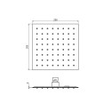 Pommeau de douche carré 20x20cm pour cabine de douche salle de bain avec joint FRM34270 Offre
