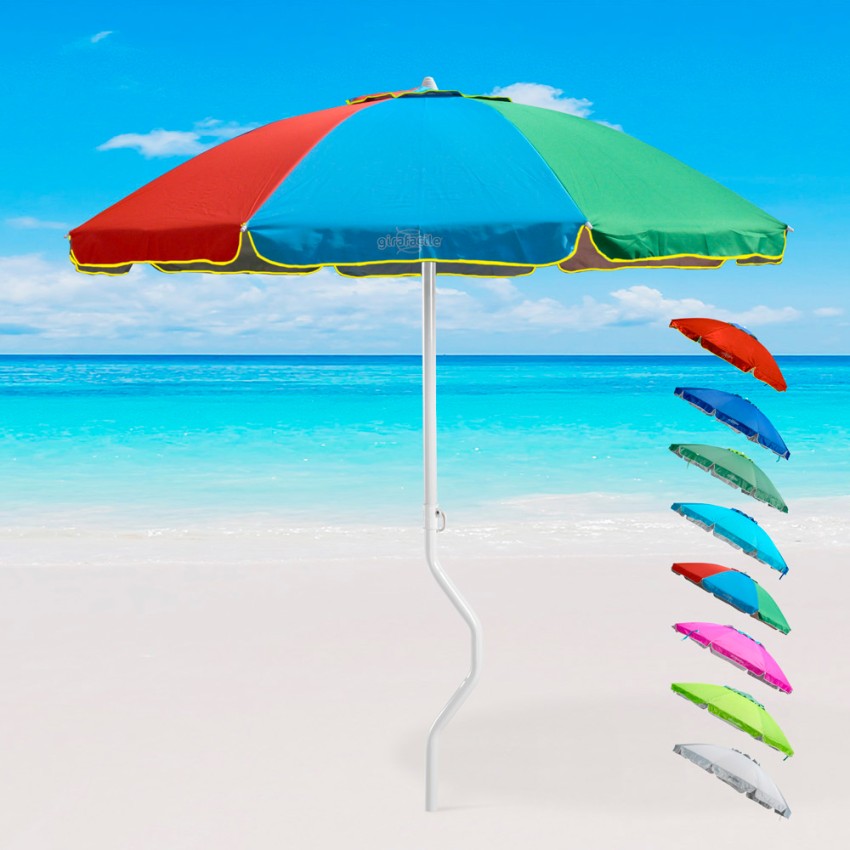Sonnen Strandschirm Girafacile uv -Schutz 220 cm Angeln Apollo 