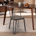 sedie industrial acciaio per bar e cucina design ferrum Costo