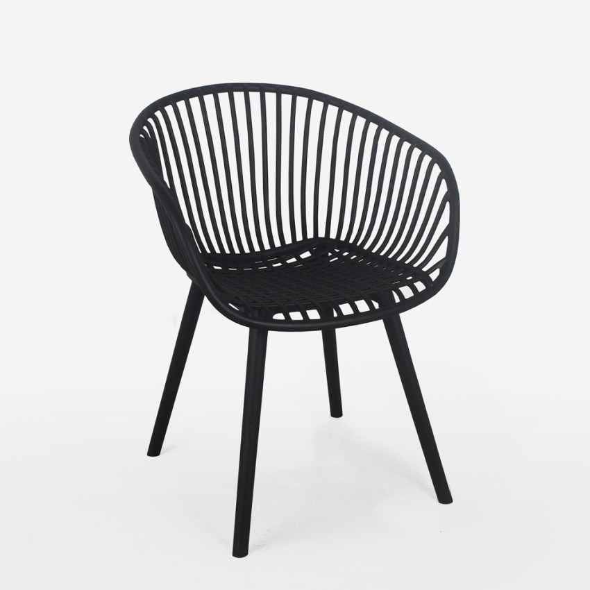 Moderner Stuhl mit Armlehnen für Esszimmer, Garten, Küche Philis Eigenschaften