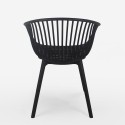Sedia moderna con braccioli per sala da pranzo cucina giardino Philis Prezzo