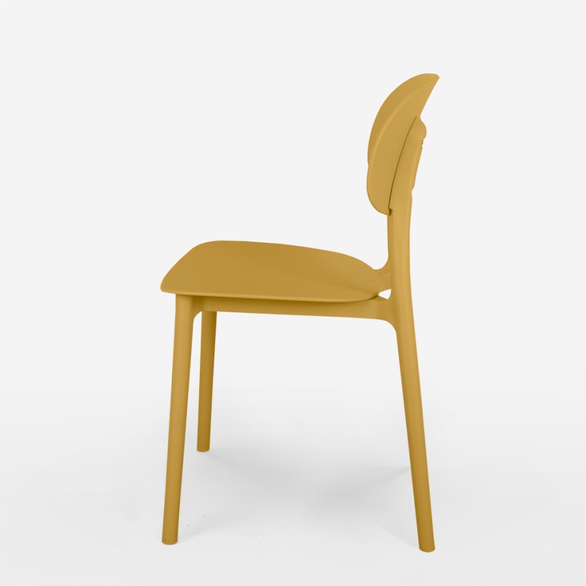 Chaise de cuisine et d'extérieur design moderne en polypropylène Nantes 