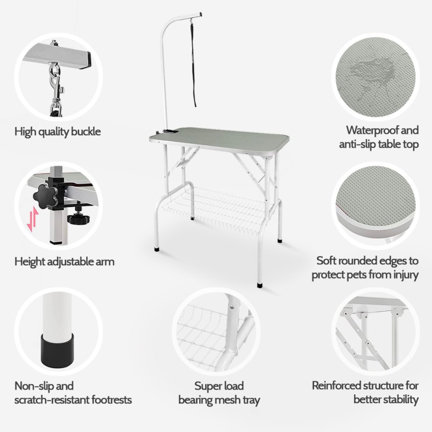 Table de Toilettage Chiens Chats Pliable Professionnelle Terrier 