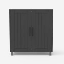 Mobile bagno sottolavabo armadietto 2 ante 2 ripiani moderno Biston 