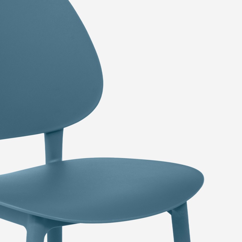 Moderner Stuhl für Küche, Terrasse und Esszimmer aus Polipropylen - Gladys 