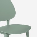 Silla moderna de polipropileno para cocina exterior comedor Gladys 