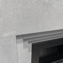 Bioethanol-Kaminsäule 96x35x96h mit modernem Rahmen-Design Bellini 