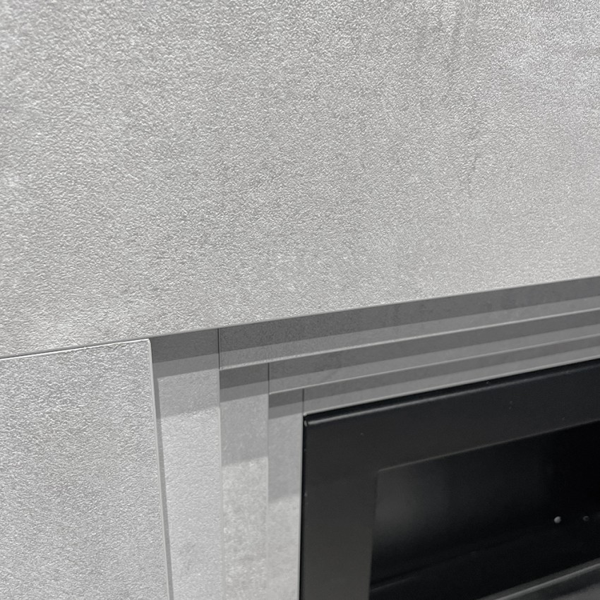 Bioethanol-Kaminsäule 96x35x96h mit modernem Rahmen-Design Bellini 