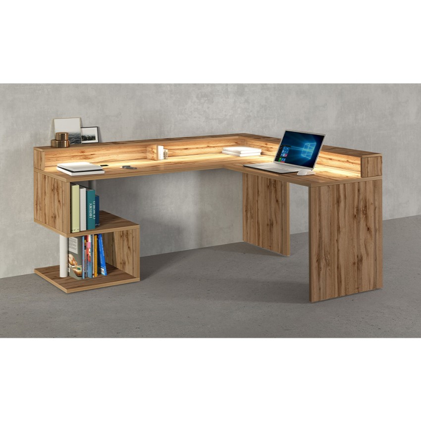 Esse 2 A Plus escritorio esquinero para oficina y hogar con un diseño moderno 