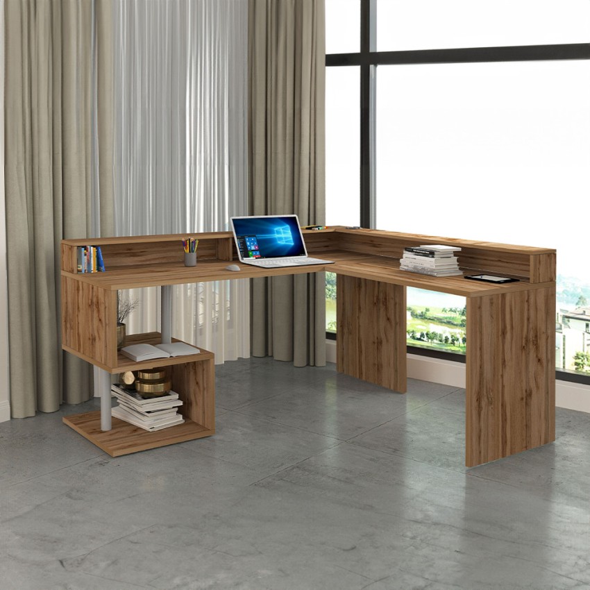 Esse 2 A Plus escritorio esquinero para oficina y hogar con un diseño moderno Descueto